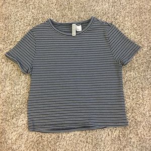 Blue and Black H&M Top